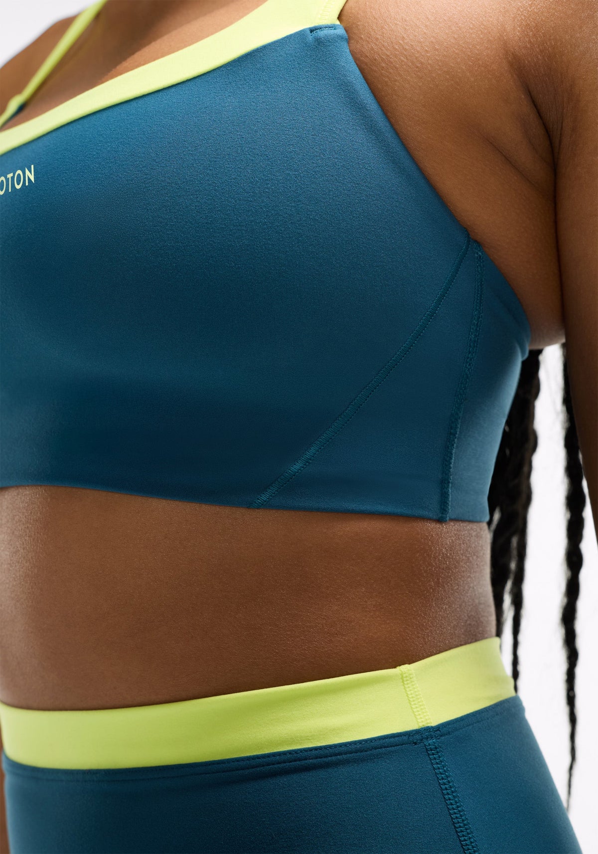 Cadent Faux Layered Double Strap Bra