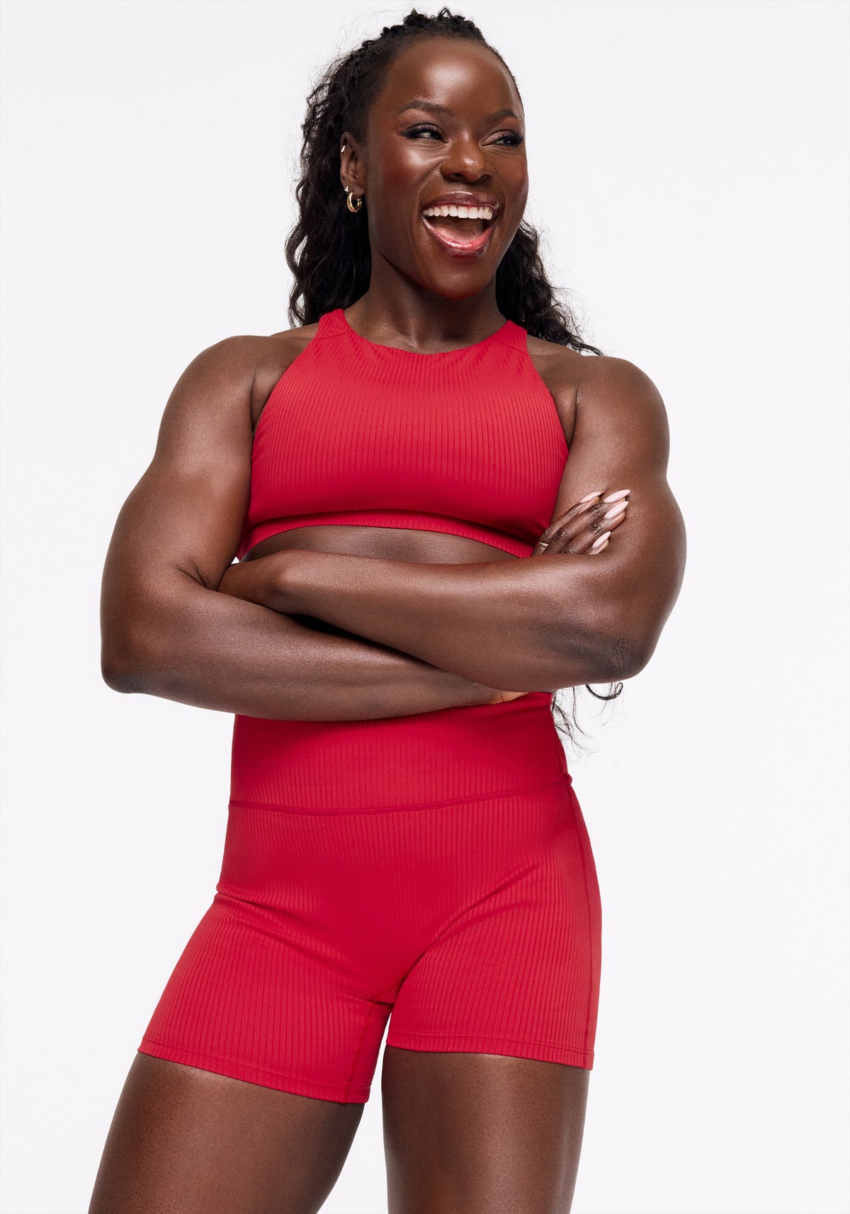 Active Rib High Neck Bra