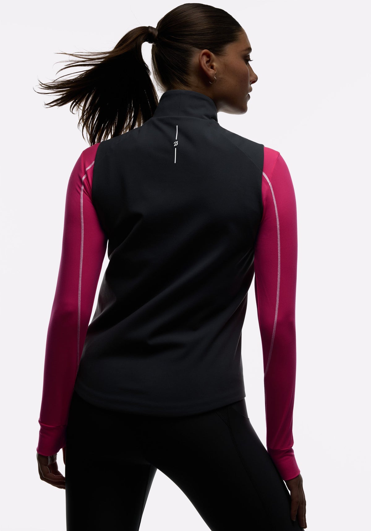 Padded Full Zip Run Vest