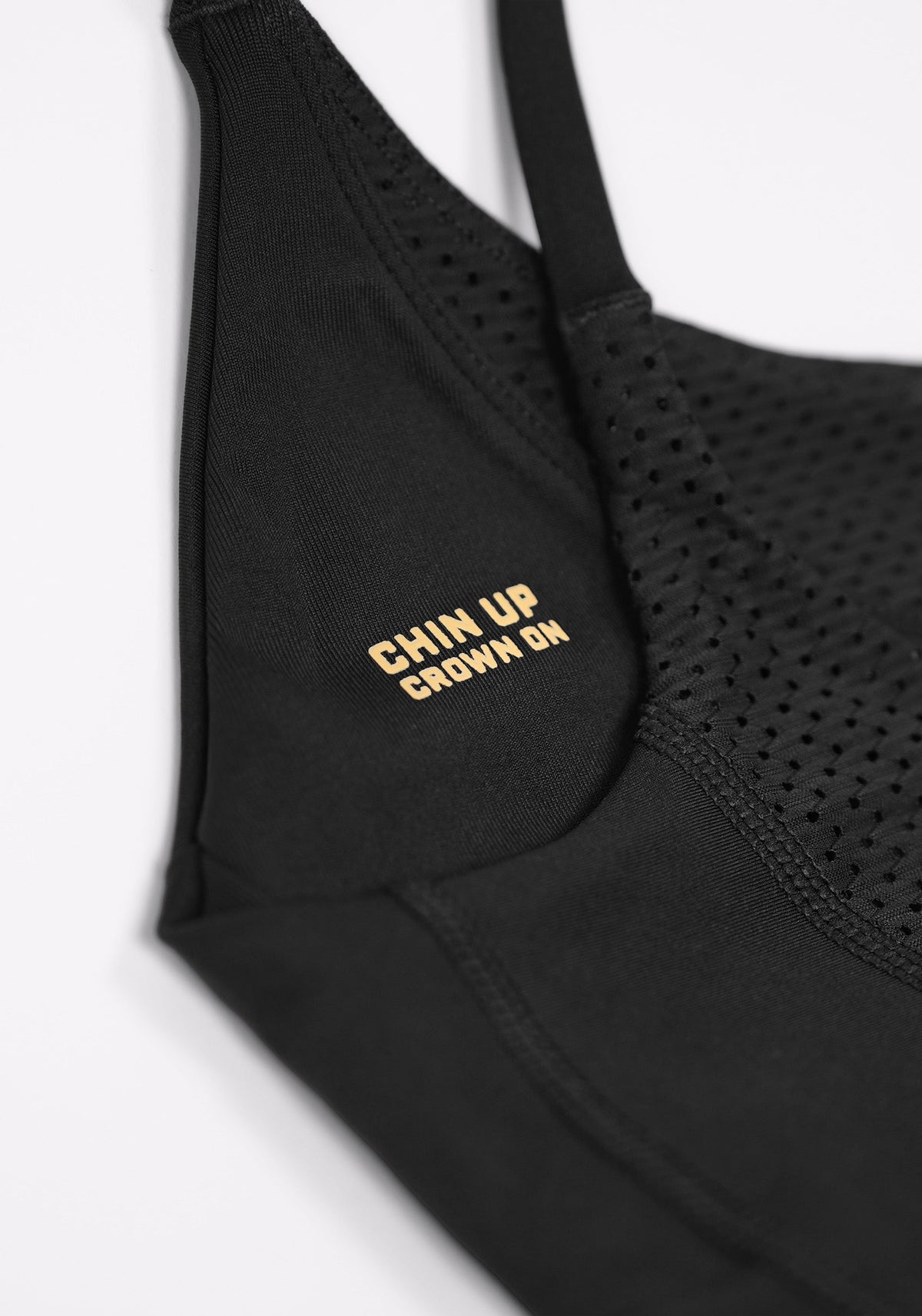 Merit Scoop Neck Mesh Bra