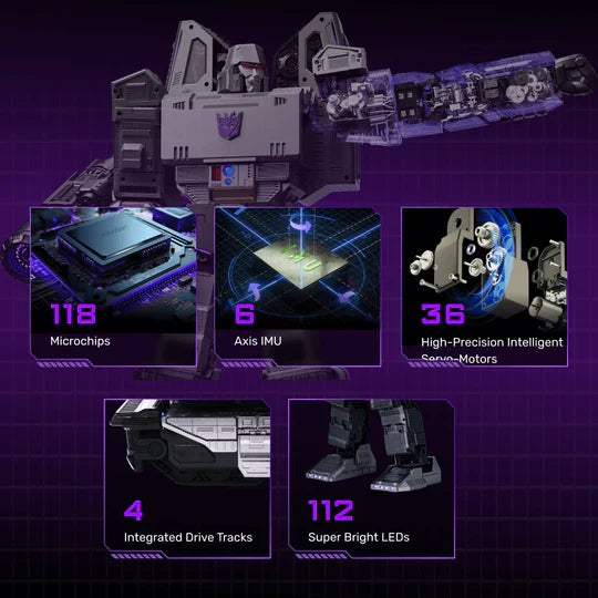 Robosen Transformers Megatron Flagship Limited Edition Auto-Converting Robot Figure