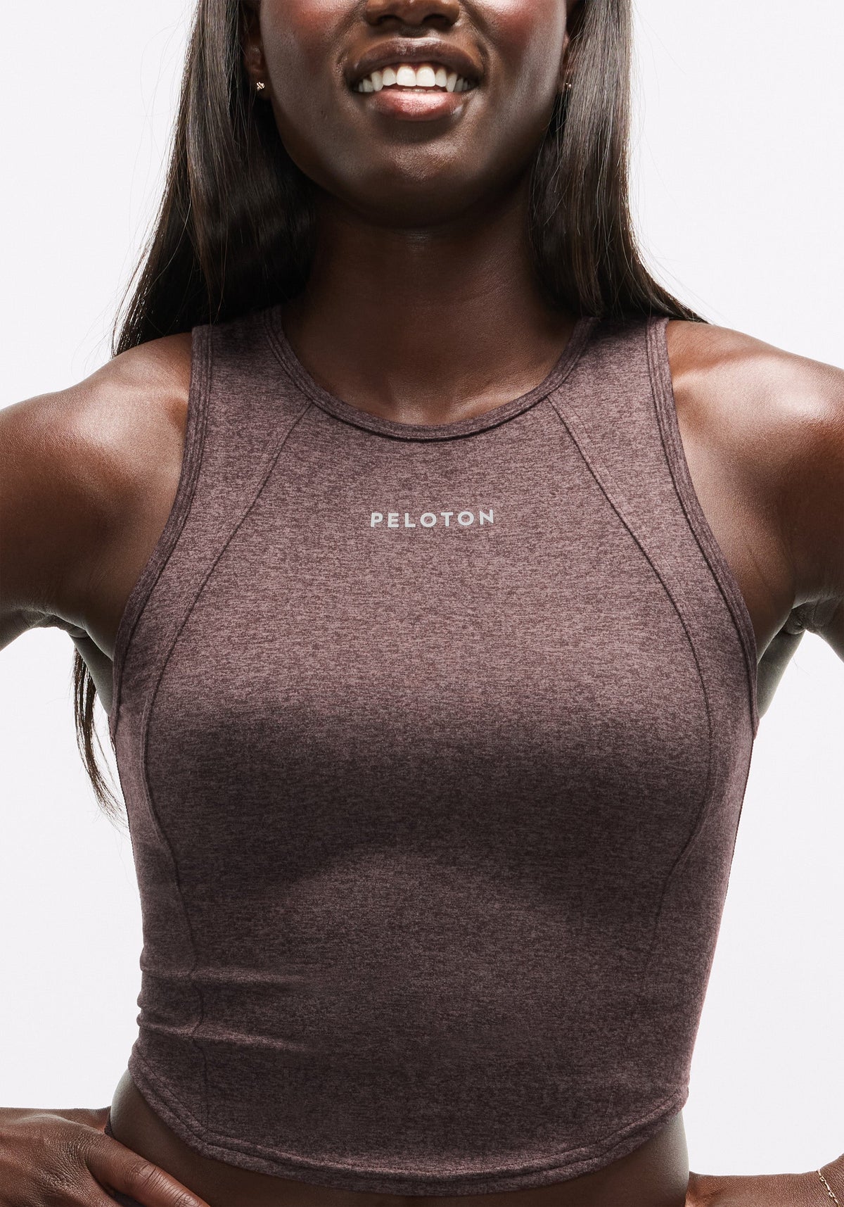 Softy Suedey Crewneck Cropped Tank Top