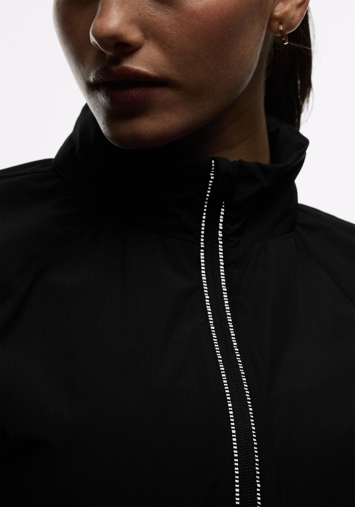 Woven Seamed Run Shell