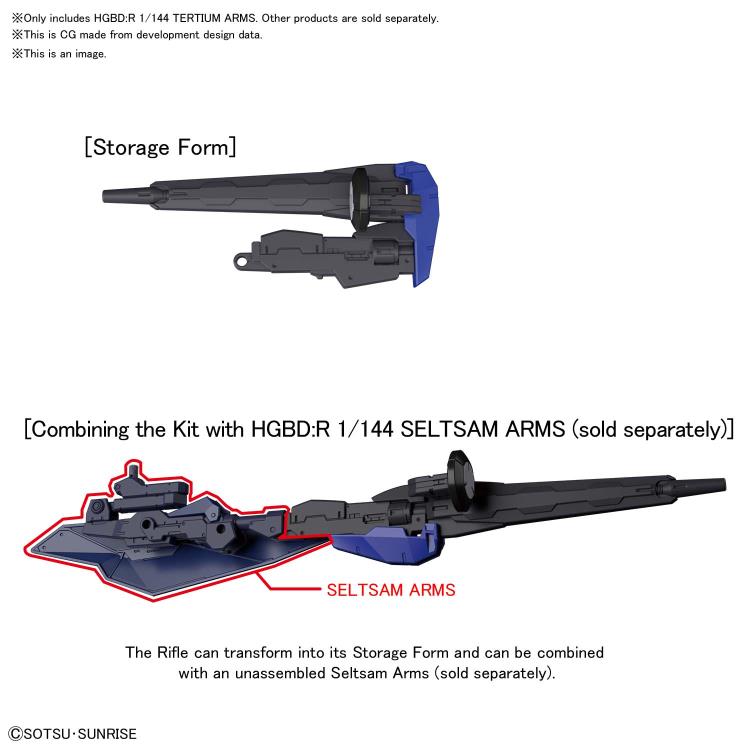 Gundam 1/144 HGBD:R #036 Tertium Arms Model Kit