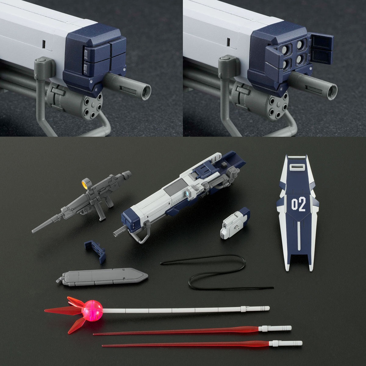 Gundam 1/144 HGUC Mobile Suit Gundam Side Story Mising Link RX-80PR-2 Pale Rider Cavalry Model Kit Exclusive