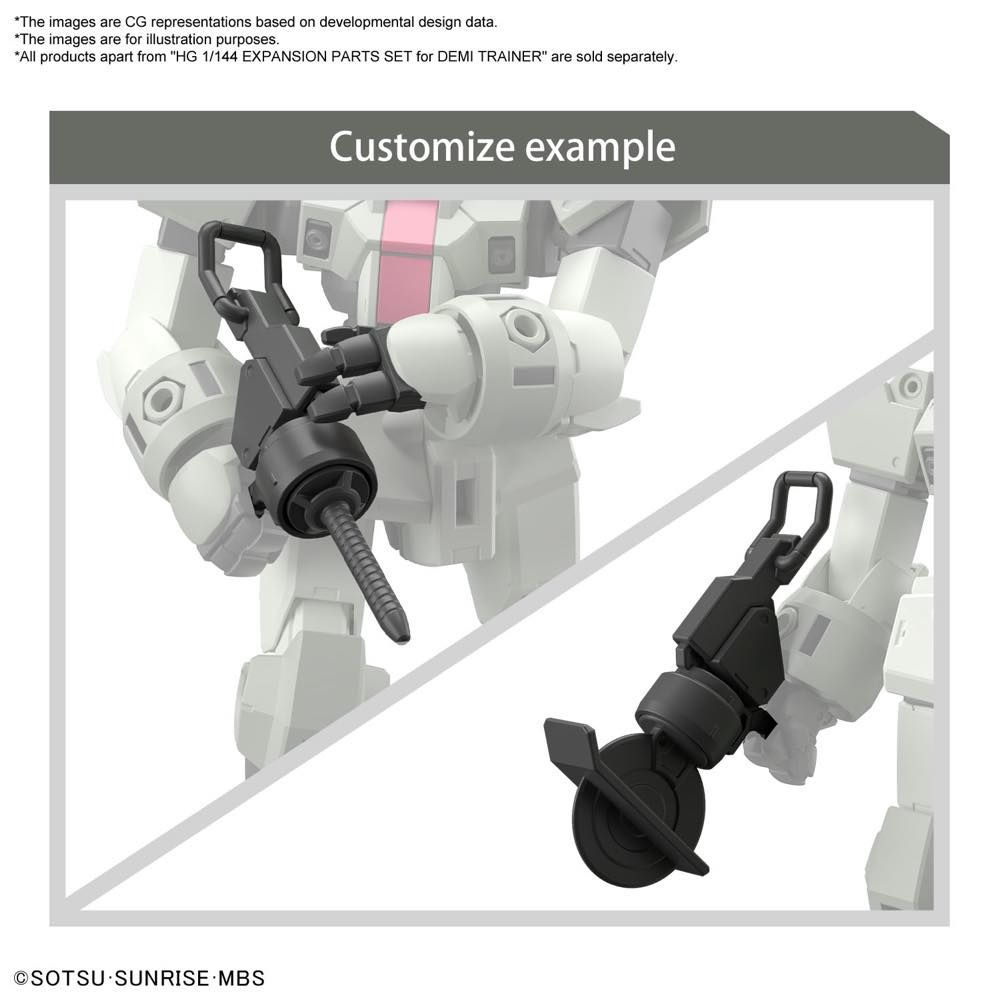 Gundam 1/144 HG WFM #10 Expansion Parts Set for Demi Trainer Model Kit