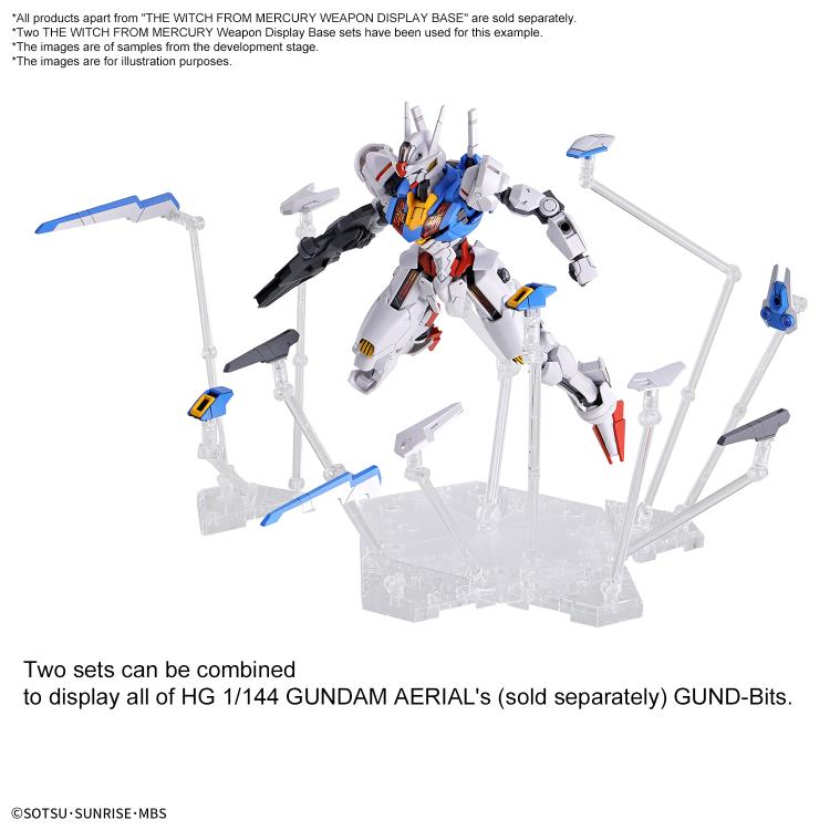 Gundam 1/144 WFM The Witch From Mercury Weapon Display Base Stand Model Kit