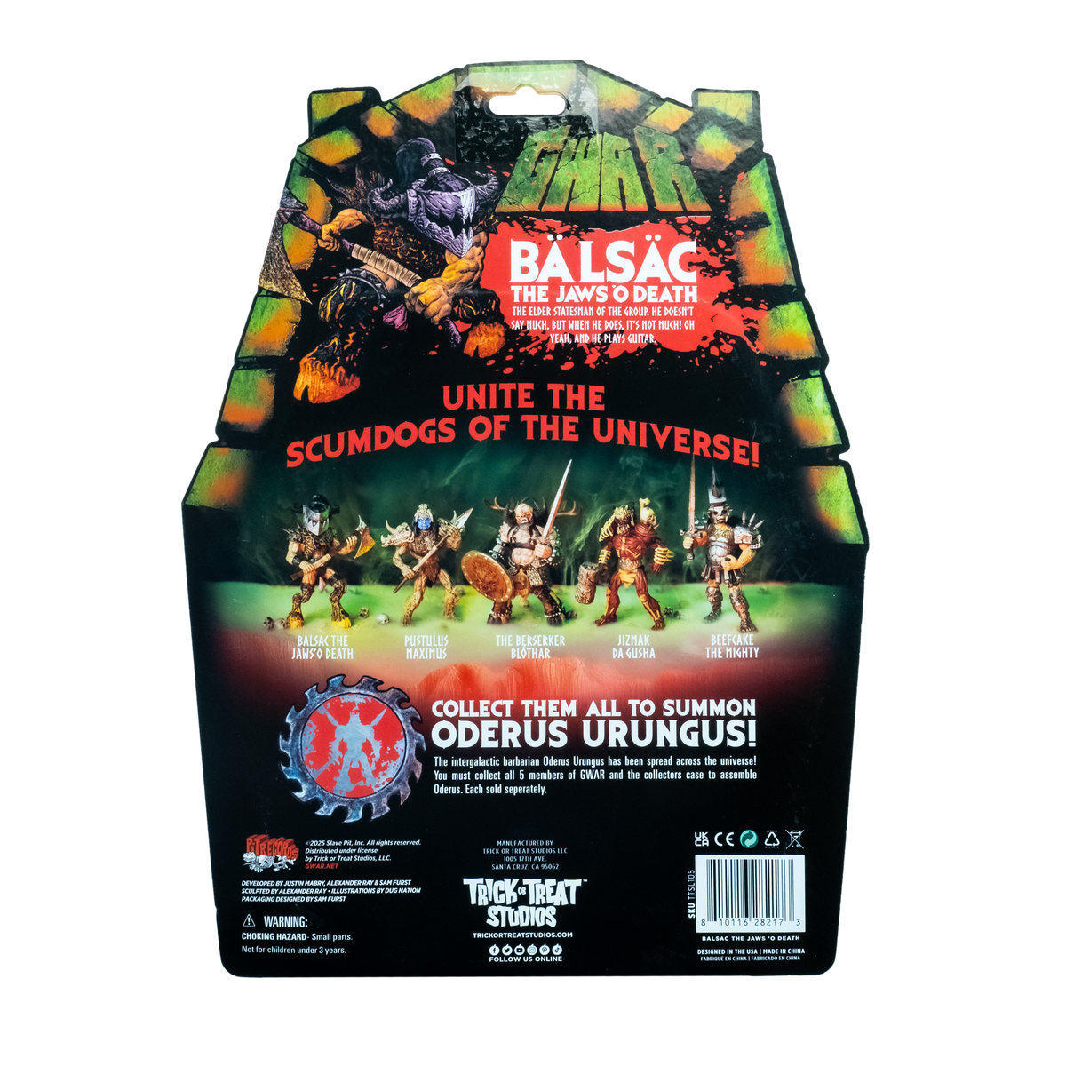 GWAR - Balsac the Jaws 'O Death - 5" Action Figure