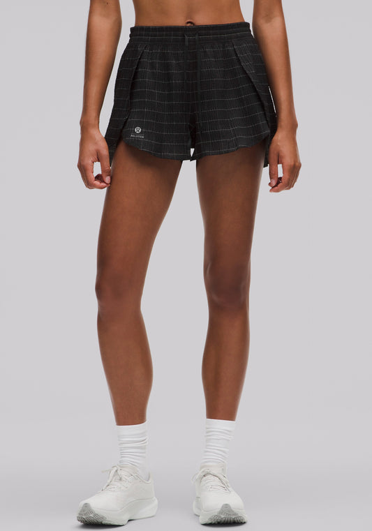 Negative Split Textured Run Short 2.5" | Reflective