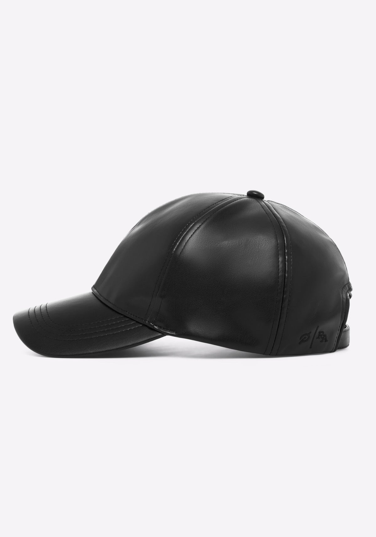 Vegan Leather Baseball Cap