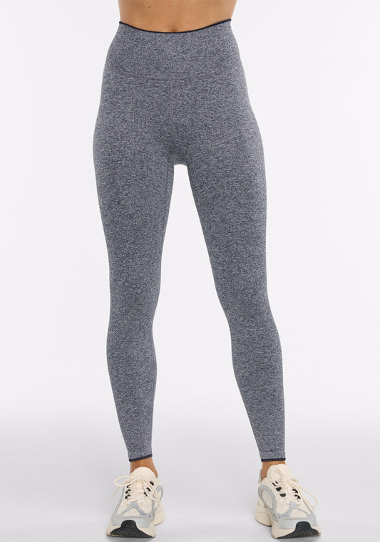 Melange Micro Rib Seamless Legging
