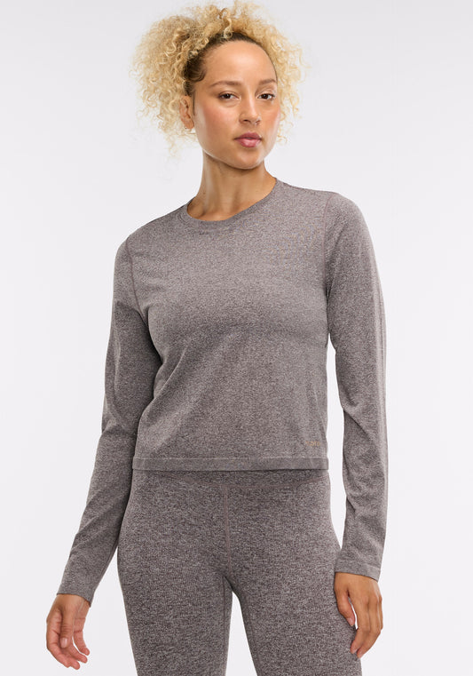 Seamless Melange Long Sleeve