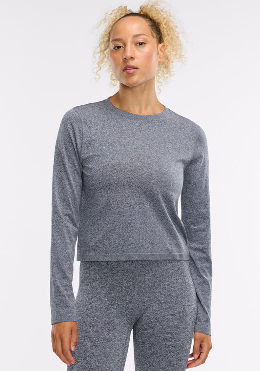 Seamless Melange Long Sleeve